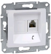 Розетка телефонная Schneider Electric Sedna SDN4101121
