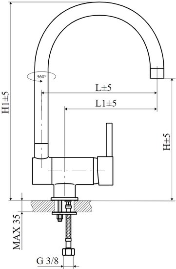 Смеситель Slovarm ED.3508.A
