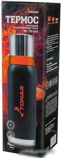 Термос Тонар HS.TM-040 1.2л (черный)