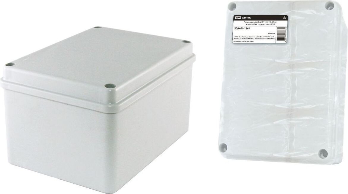 Накладная коробка TDM Electric SQ1401-1261 (белый)