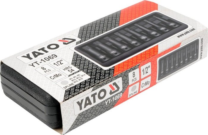 Набор бит Yato YT-1069 (8 предметов)