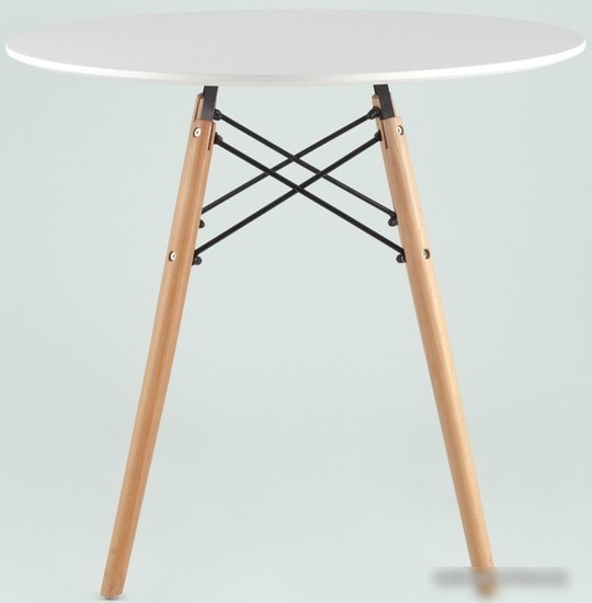 Обеденный стол Stool Group Eames DSW D80 (белый)
