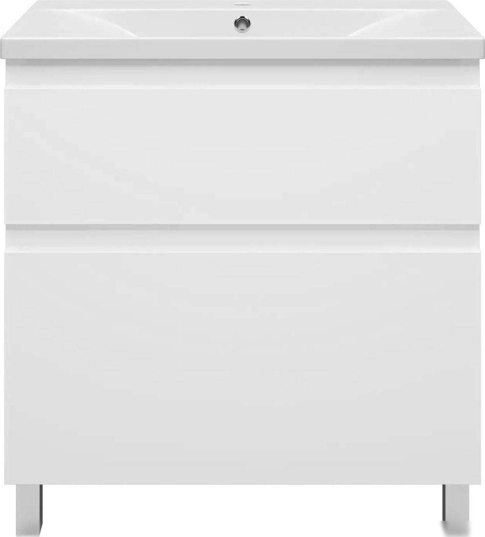 Misty Тумба под умывальник Лаки 80 П-Лак-01080-0112Я+RCW-140380WH
