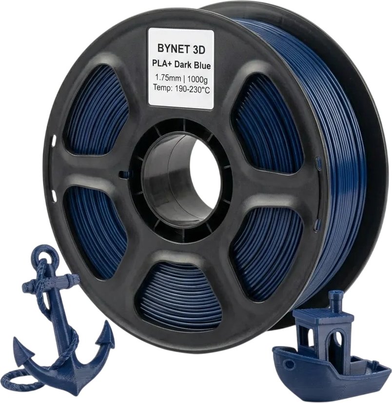 Филамент BYNET3D PLA + BN_PLA10_DBL (Dark Blue)