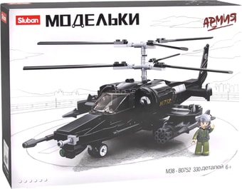 Конструктор Sluban Модельки M38-B0752 Армия Вертолет