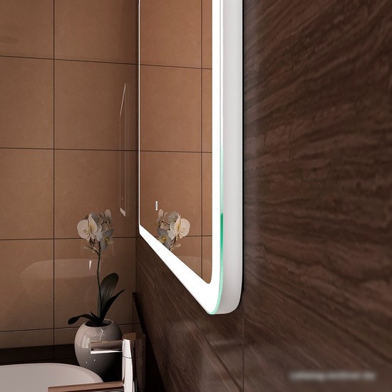 Континент Зеркало Demure Led 90x70 (бесконтактный сенсор)