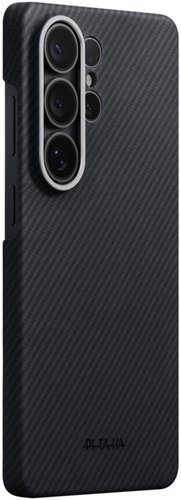 Чехол для телефона Pitaka Edge Case для Samsung Galaxy S26 Ultra (600D Black/Grey Twill Aaron Button)