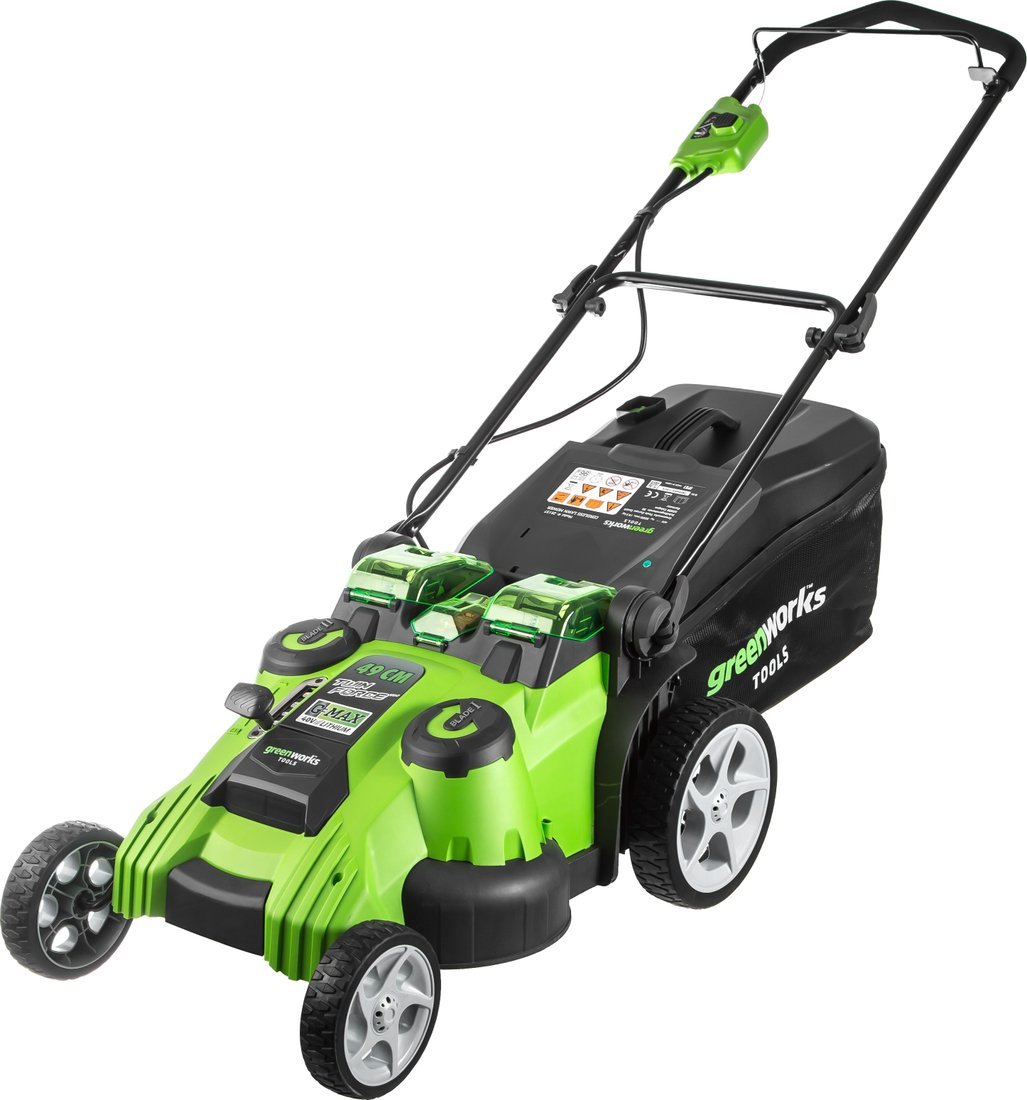 Газонокосилка Greenworks G40LM49DBK4 (с 1-м АКБ 4 Ah)