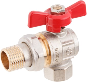 Запорная арматура AV Engineering Шаровой кран угловой бабочка НР-ВН 1/2" AVE094012E