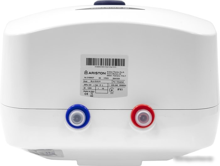 Накопительный электрический водонагреватель под мойку Ariston ABS BLU EVO R 10U