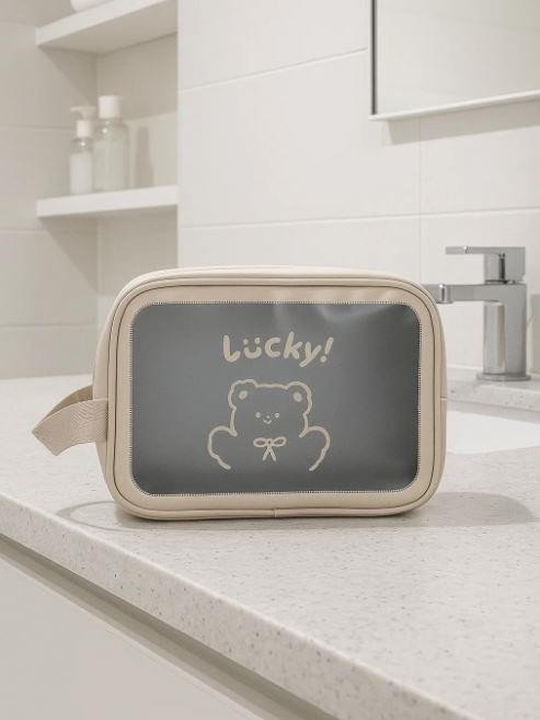 Косметичка ILikeGift Lucky bear ZT385-0017-34-02 (gray)