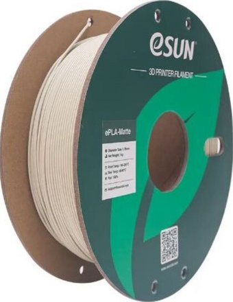 Пластик eSUN ePLA-Matte ePLA-Matte-P175LK1 (1.75мм, 1 кг, светлый хаки)