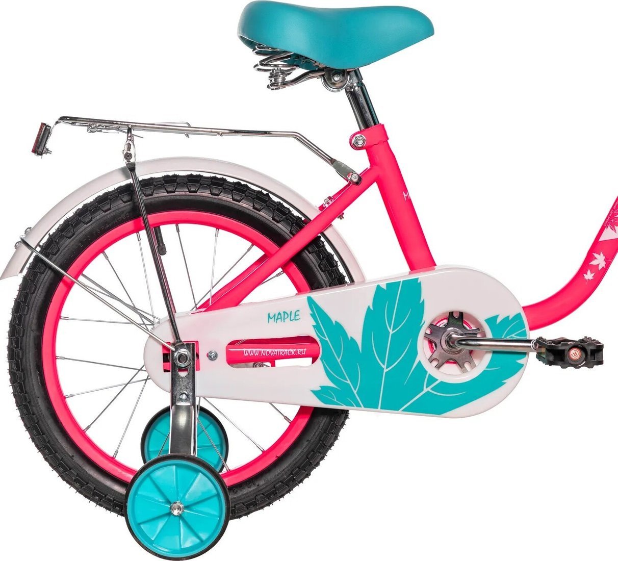 Детский велосипед Novatrack Maple 18 184MAPLE.NPN5 (неон розовый)