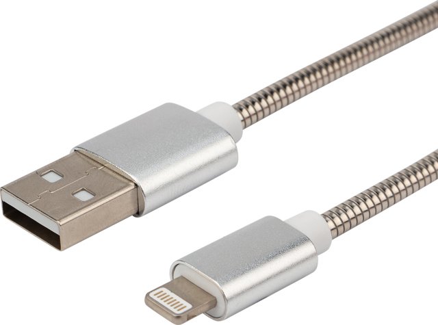 Кабель Rexant 18-4247 USB Type-C - Lighting (1 м, серебристый)