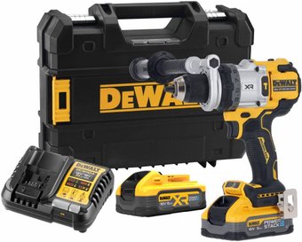 Ударная дрель-шуруповерт DeWalt DCD1007H2T (с 2-мя АКБ, кейс)