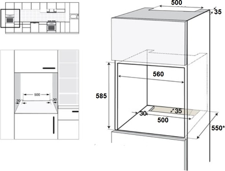 Электрический духовой шкаф Schtoff Decor 1200