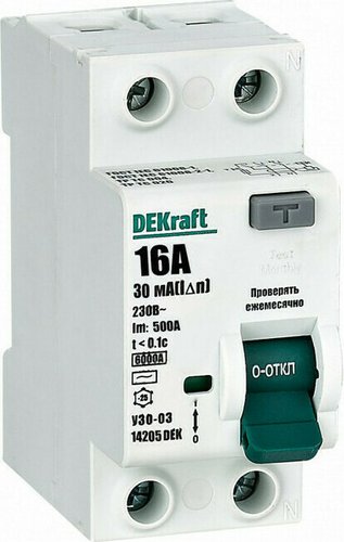 Устройство защитного отключения DEKraft УЗО-03 14205DEK