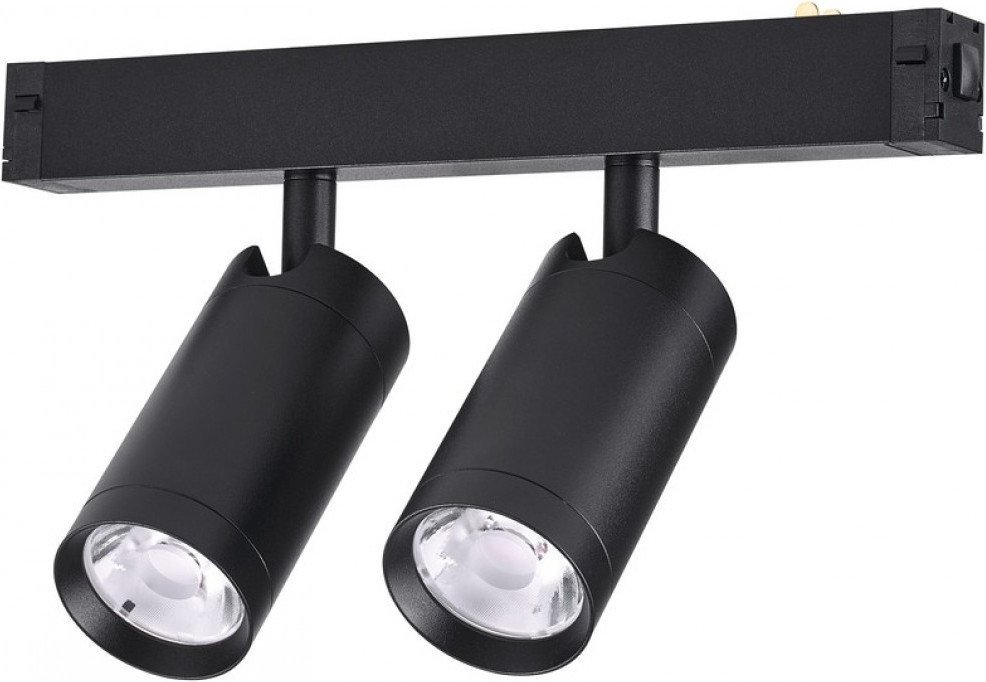 Трековый светильник AM Group Plain Cylinder AM590 2X10W 4000K BK