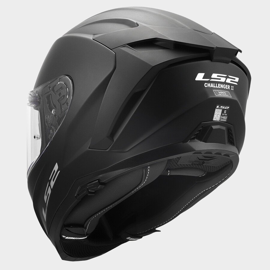 Мотошлем LS2 FF817 Challenger II Solid (L, черный матовый)
