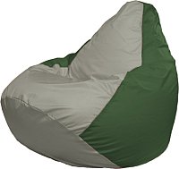 Кресло-мешок Flagman Груша Мега XXXL Г3.1-339 (серый/зеленый)