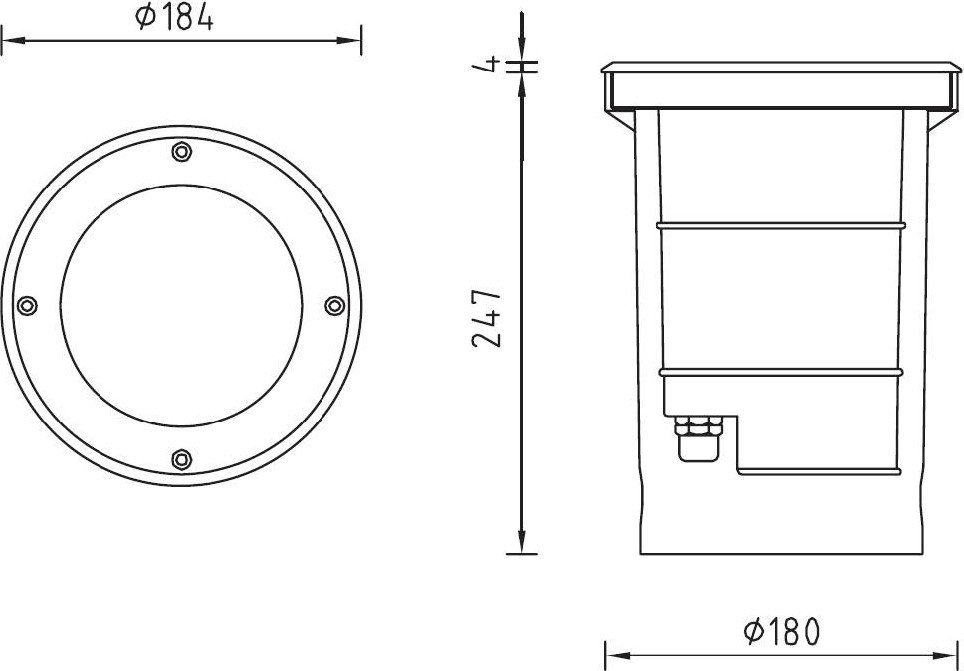 Уличный настенный светильник Oasis Light 73204A SS