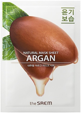 The Saem Маска для лица тканевая Natural Argan (21 мл)