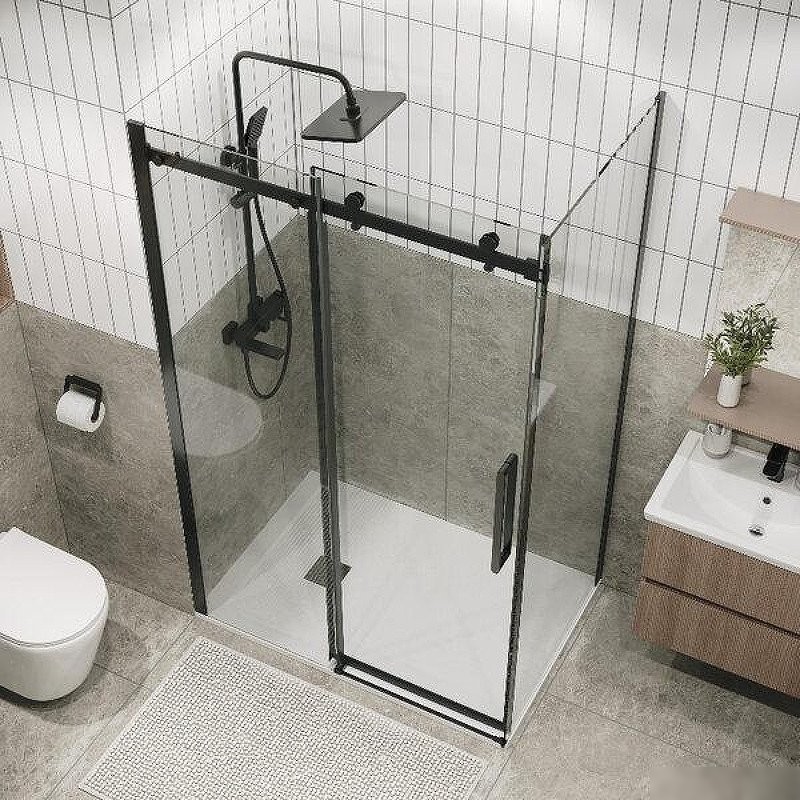 Душевой уголок Grossman Classic 120х100х195 120.K33.04.1210.42.00 (графит сатин/стекло прозрачное)
