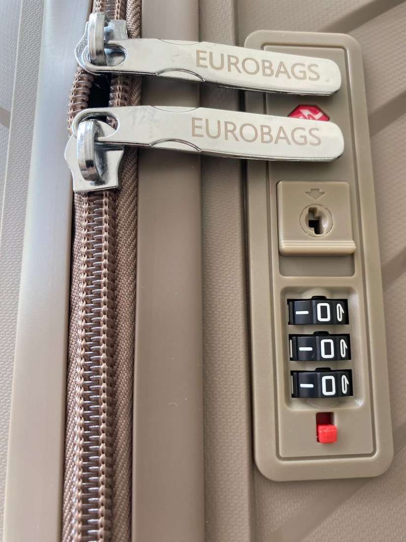 Чемодан-спиннер Eurobags PP-N99 (L, бежевый)