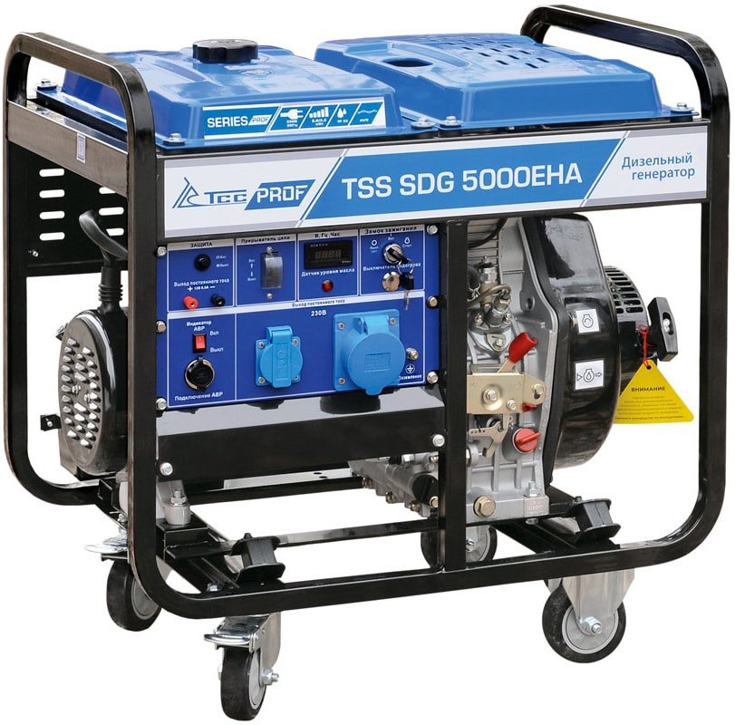 Дизельный генератор ТСС SDG 5000EHA 077012