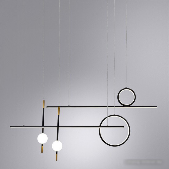 Подвесная люстра Arte Lamp Polaris A2610SP-85BK