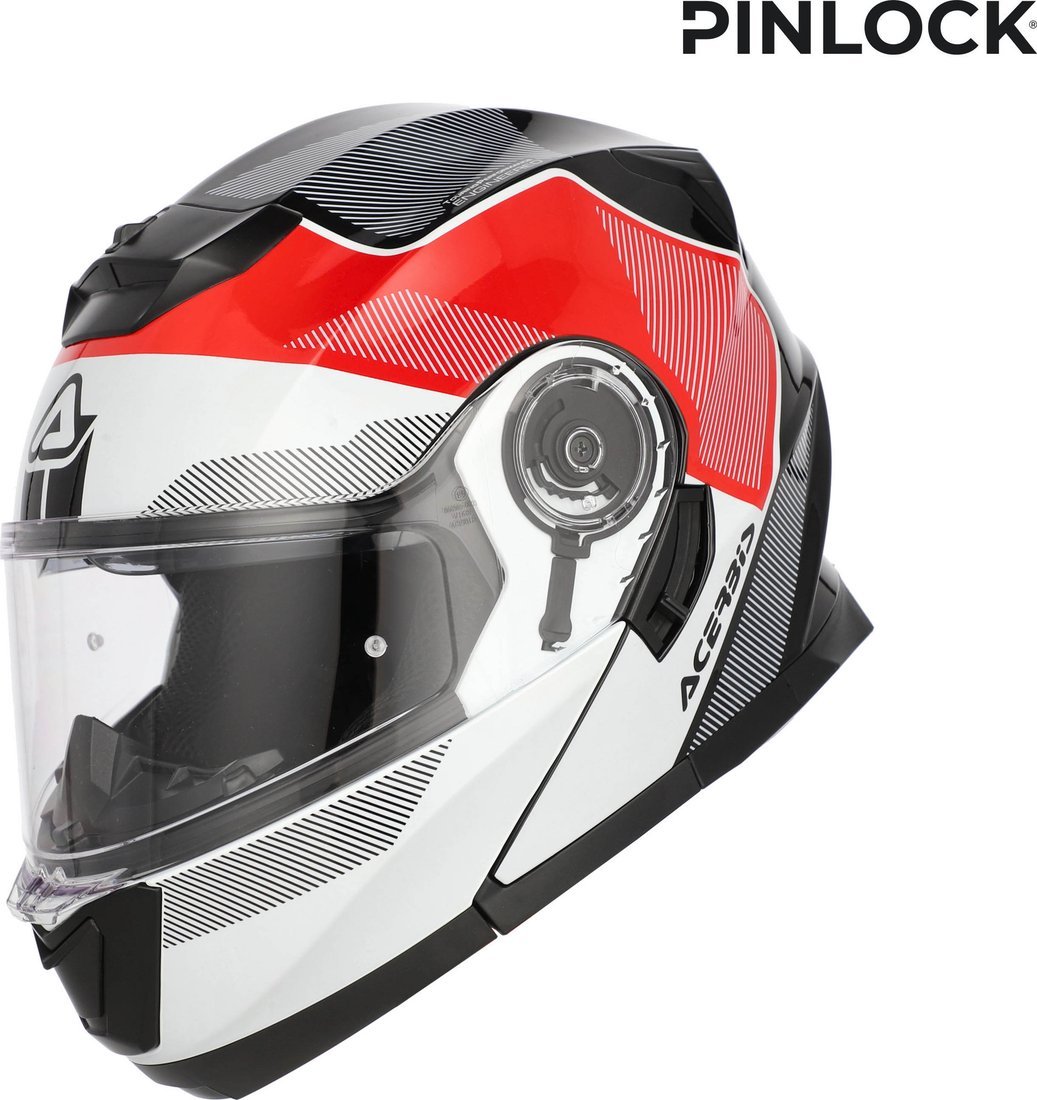Мотошлем Acerbis Serel 22-06 0025201.239.064 (M, белый/красный)