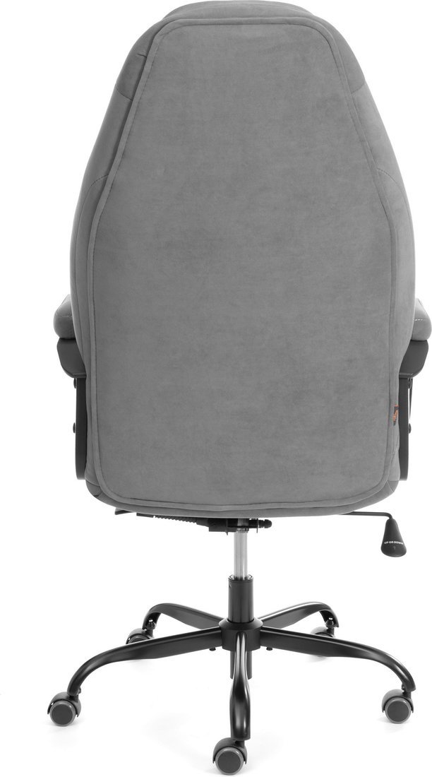 Офисное кресло TetChair Boss metalBL (велюр, серый, 29)