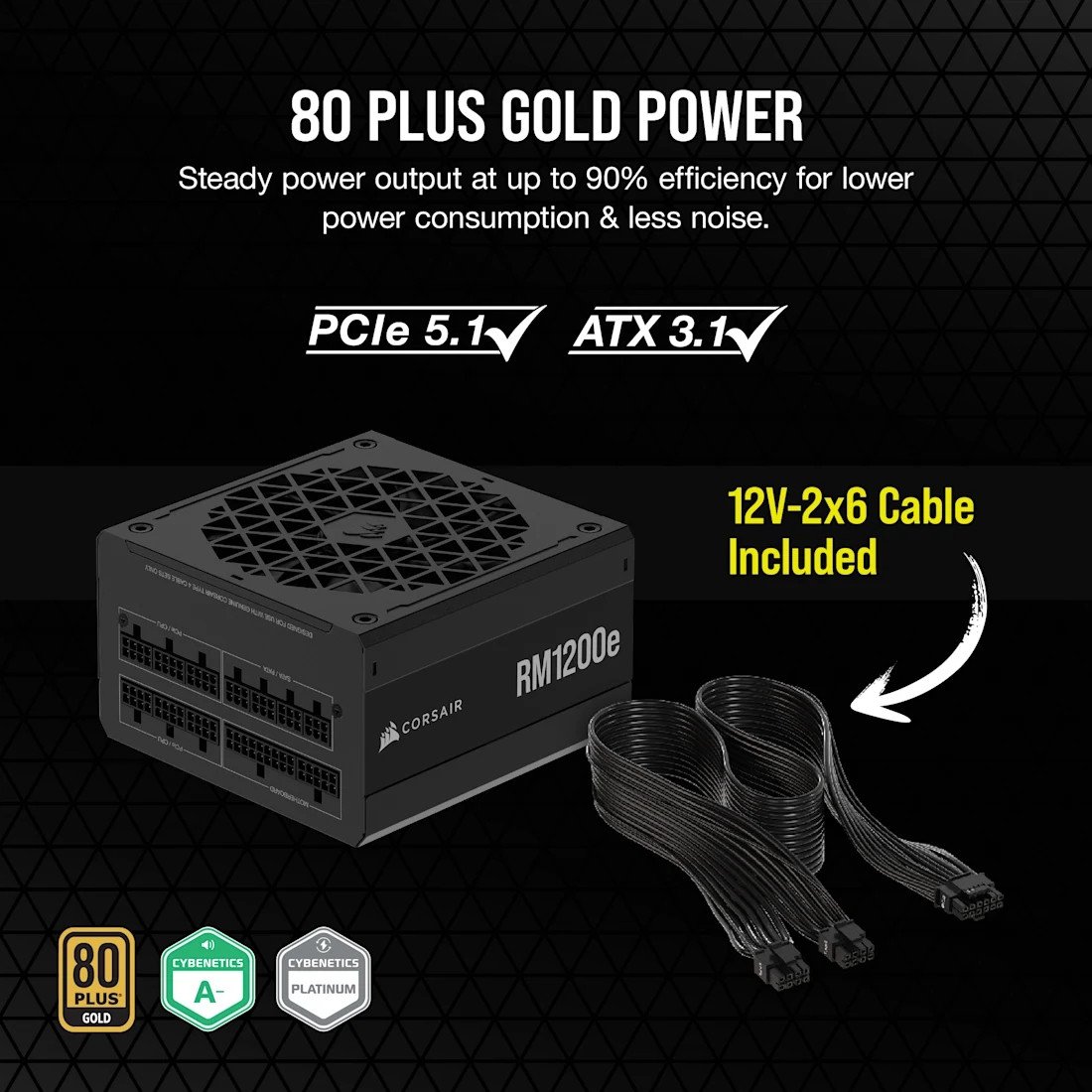Блок питания Corsair RM1200e CP-9020258-EU