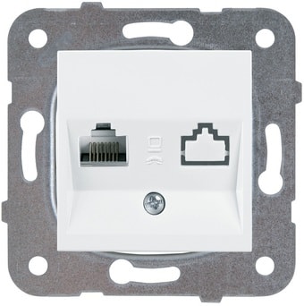 Розетка компьютерная Panasonic Karre Plus WKTT04042WH-BY
