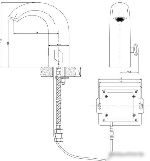 Смеситель Lemark Project [LM4656CE]