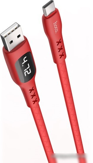 Кабель Hoco S6 Type-C (красный)