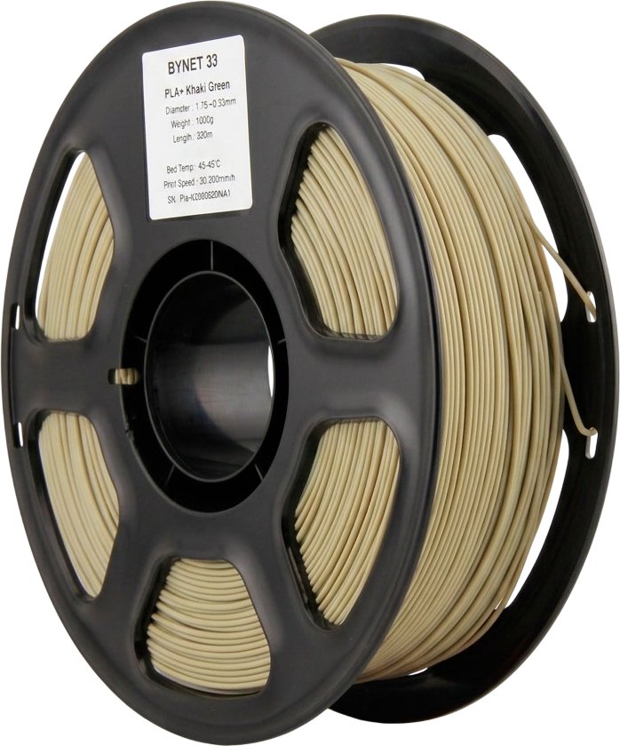 Филамент BYNET3D PLA + BN_PLA10_KGN (Khaki Green)
