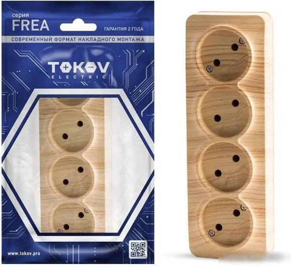 Розетка Tokov Electric Frea TKE-FR-R4-C25