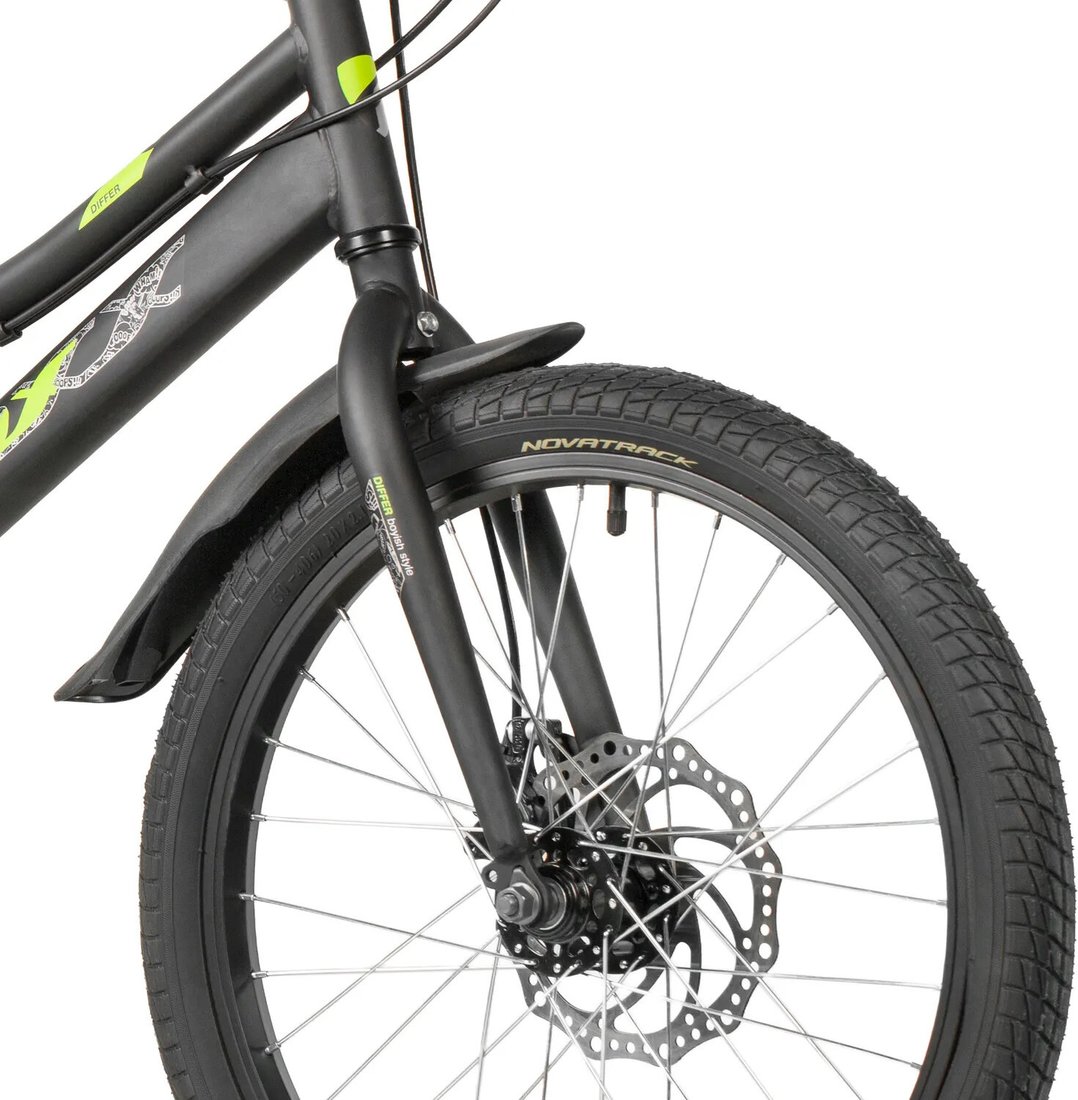 Детский велосипед Foxx Differ 20 2026 20SH6D.DIFFER.BK6 (черный)