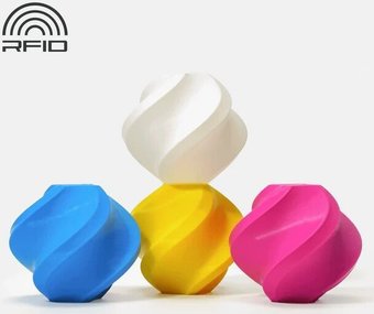 Набор филамента Bambu Lab PLA Basic A00-CMYK-1.75-4000-SPL (1.75 мм, разноцветный, набор из 4 шт.)