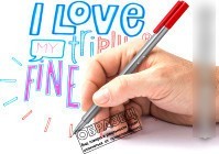 Ручка капиллярная Staedtler Триплюс 334-86 (серый)
