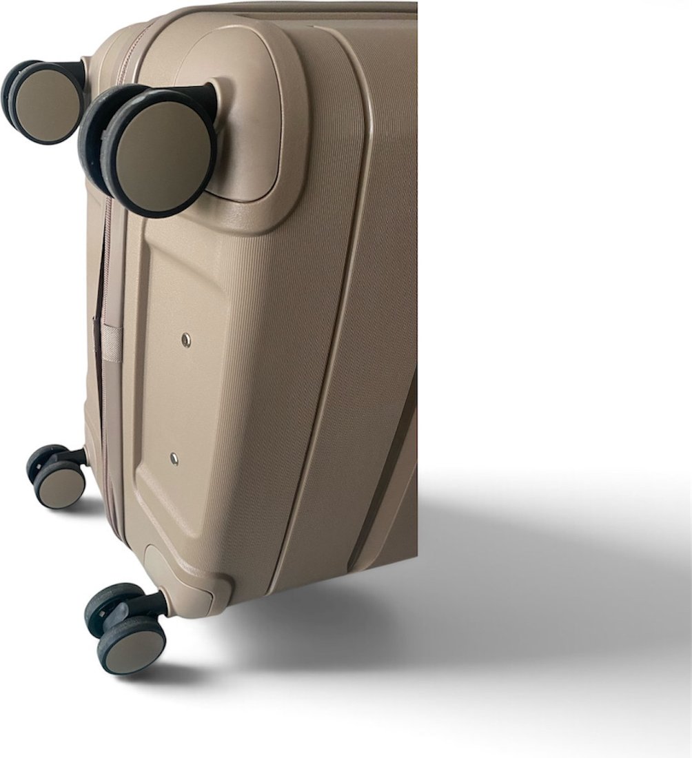 Чемодан-спиннер Eurobags PP-N95 (L, бежевый)