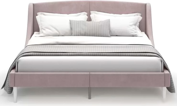 Кровать MONOFIX Лотти 160x200 (микровелюр/капучино)