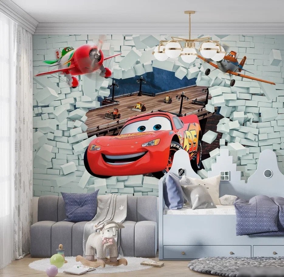 Фотообои Mio Tesoro Молния МакКвин 3D (400x260)
