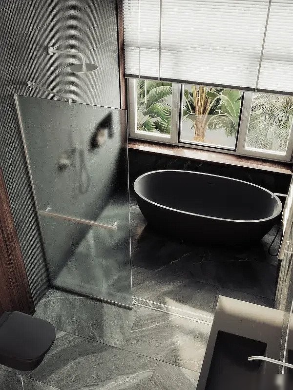 Душевая стенка MaybahGlass 99x195 MGD-1463-5у (сатин стекло/хром матовый)