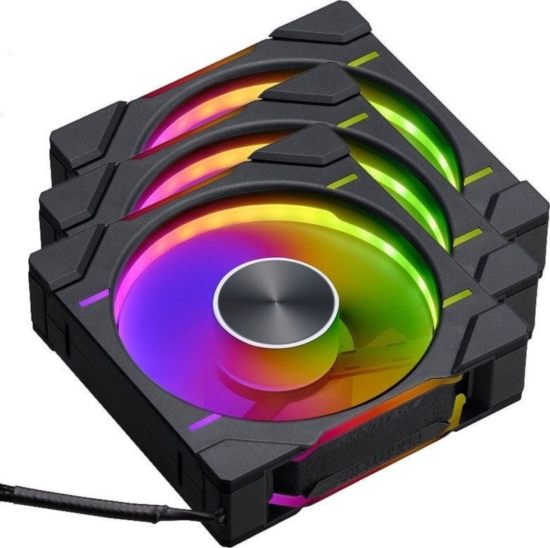 Набор вентиляторов Phanteks D30-120 D-RGB Reversed Black Triple PH-F120D30R_DRGB_PWM_BK01_3P