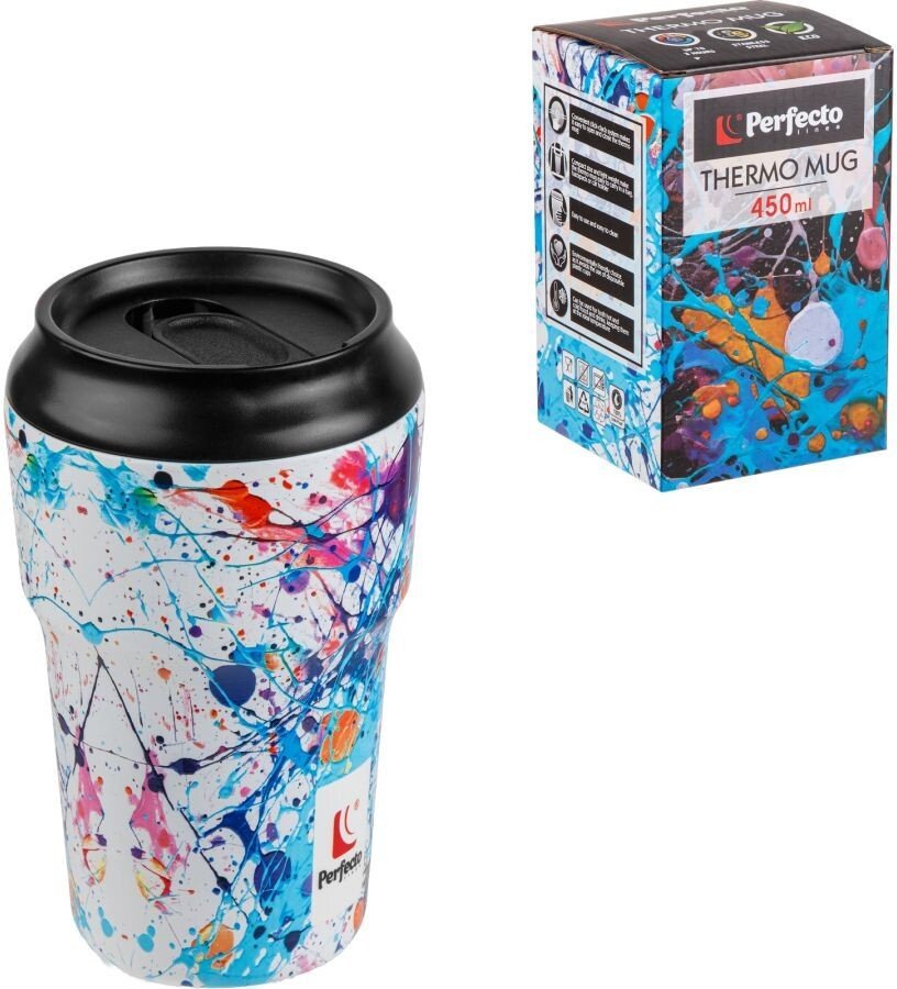 Термокружка Perfecto Linea 27-450102 450мл (bright splash)