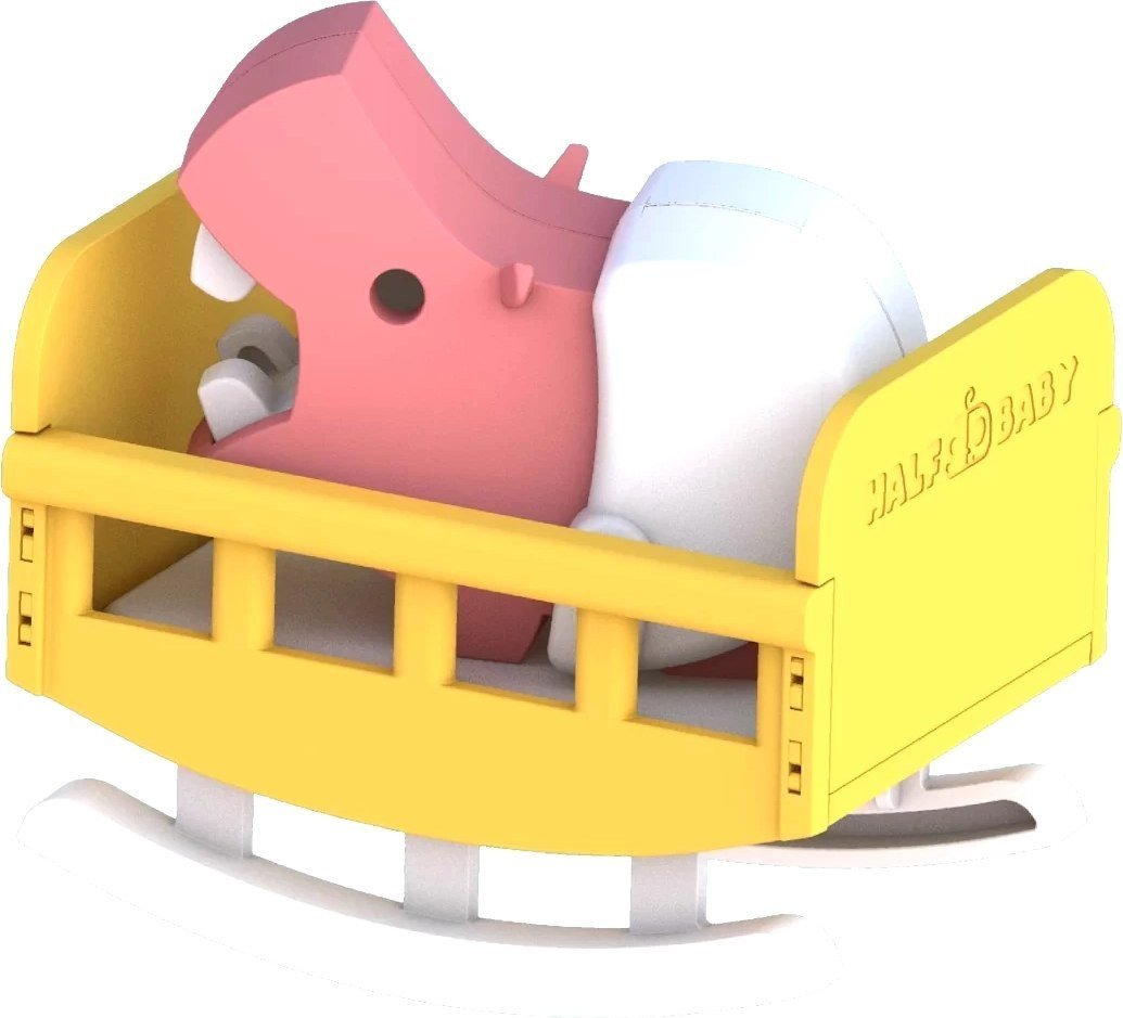 Магнитный конструктор Halftoys Baby Animal Бегемот HAB005