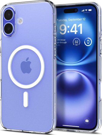 Чехол для телефона Spigen Liquid Crystal Mag Magsafe для iPhone 16 Clear