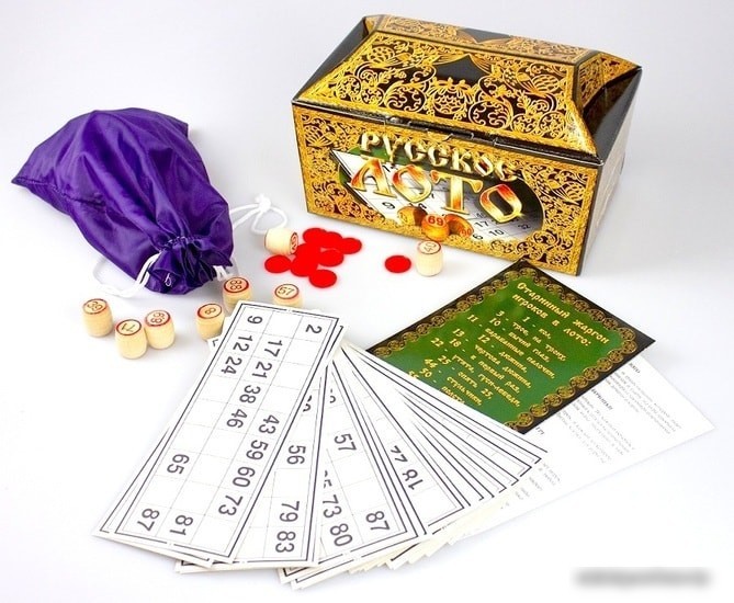 Настольная игра Десятое королевство Русское лото в ларце 00142